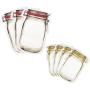 PROGLEAM Storage & Organization, Food Storage Preserving Bag Mason Bottle Jars Children Biscuit Snack Container, S