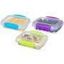 Sistema KLIP IT Accents Collection Food Storage Containers, 6.7 oz./0.2 L, Color Received May Vary, 3 Count