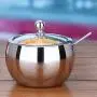 Stainless Steel Spice Jars Cans with Glass Lids for Herb Salt Pepper Spices Spice Tins Condiment Pot Storage Containers,500ml Stainless Steel Spice Jars Cans with Glass Lids for Herb Salt Pepper Spices Spice Tins Condiment Pot Storage Containers,500ml