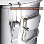 Cookie Jar Cereal Coffee Storage Containers 304 Stainless Steel with Lids Airtight Bpa Free Large, Food Storage Containers Jar for Kitchen Pantry Organization Canister Candy Bulk, 11L/12L/20L/32L