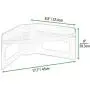 mDesign Plastic Kitchen Cabinet Lazy Susan Food Storage Organizer Raised Shelf Tray - 2 Tier, Pie-Shaped, 1/4 Wedge, Organize Soup Cans, Pasta, Tea, Coffee, Spices, Jars, Bottles - 4 Pack - Clear mDesign Plastic Kitchen Cabinet Lazy Susan Food Storage Organizer Raised Shelf Tray - 2 Tier, Pie-Shaped, 1/4 Wedge, Organize Soup Cans, Pasta, Tea, Coffee, Spices, Jars, Bottles - 4 Pack - Clear