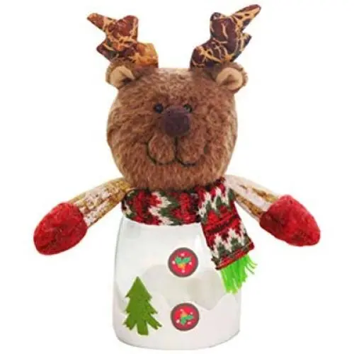 Boîte de rangement pour biscuits de Noël Amosfun avec poupées en tissu, contenants en métal pour bonbons et cadeaux de Noël pour fêtes de fin d'année. Boîte de rangement pour biscuits de Noël Amosfun avec poupées en tissu, contenants en métal pour bonbons et cadeaux de Noël pour fêtes de fin d'année.