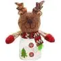 Boîte de rangement pour biscuits de Noël Amosfun avec poupées en tissu, contenants en métal pour bonbons et cadeaux de Noël pour fêtes de fin d'année. Boîte de rangement pour biscuits de Noël Amosfun avec poupées en tissu, contenants en métal pour bonbons et cadeaux de Noël pour fêtes de fin d'année.
