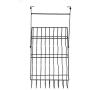 GOTOTOP Cabinet Spice Rack,3-Tier Large Capacity Coated Iron Hanging Kitchen Storage Shelf Elevated Spice Jars Bottles Rack Kitchen Home Storage Shelf Organizer Black
