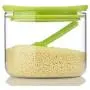 Kitchen Storage Jar Glass Spice Jar With Lid 500Ml Food Grade Canister Airtight Food Container Herb Stock Bottle Color Random,Random Color 500Ml