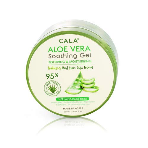 Cala Aloe vera moisturizing & soothing gel jar 10.14 fluid ounce, 10.14 Fl Ounce
