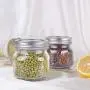 Betrome 8 OZ Mason Jar 24 Pieces with Silver Regular Lid for Jam, Jelly, Honey, Beans, Spice, Wedding Favors, Shower Favors, Party Favors
