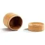 BESTONZON Bamboo Tea Box Maccha Storage Box Canister Jar Kitchen Storage Case