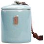 Cereal Containers Sealed Ceramic Tea Can, Travel Storage Tank Containers (color : A)