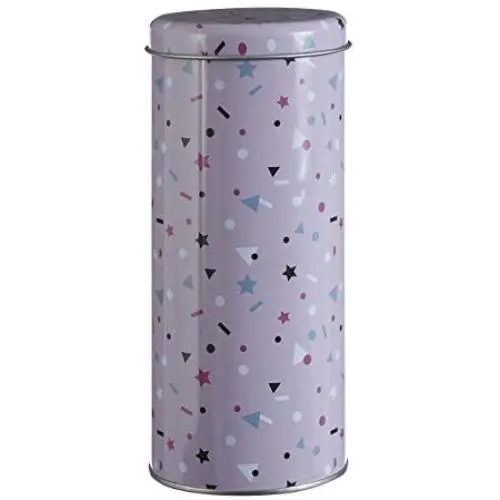 Premier Housewares Stellar Storage Canister, Tin, Pink, 8 x 8 x 18 cm Premier Housewares Stellar Storage Canister, Tin, Pink, 8 x 8 x 18 cm
