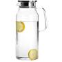 Cupwind 68 oz Borosilicate Glass Hot/Cold Water Carafe Tea Pitcher with Stainless Steel Infuser Lid