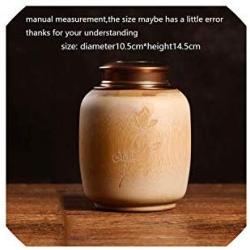 Handmade Natural Bamboo Tea Jar Storage Caddy Coffee Beans Nuts Cans Box Container Tea Ceremony Teaware Accessories Decor Crafts,B