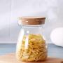 UPKOCH Glass Canister with Cork Lid Food Storage Jars Borosilicate Glass Jar Can Sealing Bottle (Cork Cover) T Shaped 1pc 1000ML