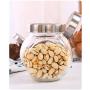 Glass Storage jar Lids, Versatile Mason Sealed jar Transparent Storage Containers Herbs Pot for Kitchens Home-B