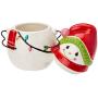Precious Moments Snowman 191425 Cookie Jar, One Size, Multi