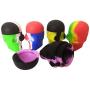 Silikonschalen Behälter 2er Set 15ml Schädel-Form Assortierte Farben für Dab Silicone Container Wachs Konzentrat Silicone Behälter (2)