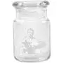 Bouteille de stockage d'herbes en verre transparent avec couvercle 4,5 oz avec logo Johnny Cash Bird de Smoke Promos Bouteille de stockage d'herbes en verre transparent avec couvercle 4,5 oz avec logo Johnny Cash Bird de Smoke Promos