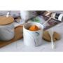 Mini Spice Jars Marble pattern sauce bottle salt sugar jar restaurant condiment box kitchen supplies