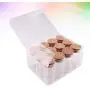 Healifty 12er Set Glasbehälter mit Dichtung Korkstopfen, Klar, zur Aufbewahrung von Süßigkeiten, Tee, Kaffee, Gewürzen, Salz