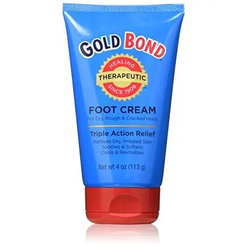 Gold Bond Foot Cream Triple Action 4 Ounce (2 Pack)