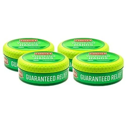 Crème pour les Mains OKeeffes Working Hands, 3,4 oz, Pot, (Pack de 4) Crème pour les Mains OKeeffes Working Hands, 3,4 oz, Pot, (Pack de 4)