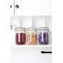 ComSaf Airtight Glass Canister Set of 3 with Lids 34oz Food Storage Jar Round - Storage Container with Clear Preserving Seal Wire Clip Fastening for Kitchen Canning Cereal,Pasta,Sugar,Beans,Spice ComSaf Airtight Glass Canister Set of 3 with Lids 34oz Food Storage Jar Round - Storage Container with Clear Preserving Seal Wire Clip Fastening for Kitchen Canning Cereal,Pasta,Sugar,Beans,Spice