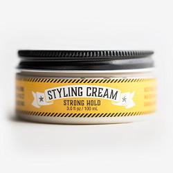Bucks Burley Styling Cream for Men’s Hair, Strong Hold Forming Serum (Sandalwood - 3 oz)