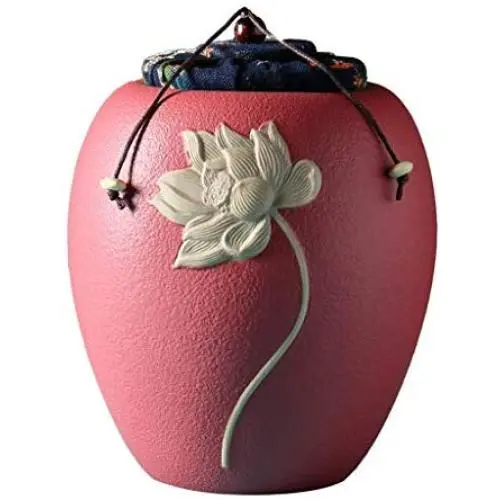 Cereal Containers Sealed Ceramic Tea Cans, Kitchen Moisture Storage Tank Containers (color : B)