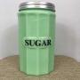 Glass SUGAR Canister/Container - Large Capacity Vintage Style Kitchen Jadeite