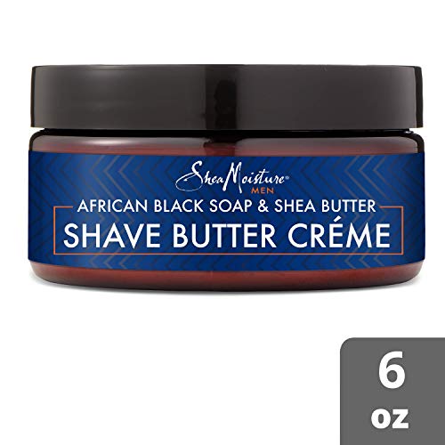 SheaMoisture African Black Soap Mens Shave Butter Creme, 6 Ounce