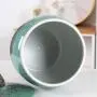 Ceramic Grain Container Kitchen Storage Tank Rice Storage Buckets Flour Containers Ceramic Jar (Color : Green, Size : 28x28x42cm) Ceramic Grain Container Kitchen Storage Tank Rice Storage Buckets Flour Containers Ceramic Jar (Color : Green, Size : 28x28x42cm)