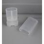 Goege 15 ML Clear Empty Plastic Oval Deodorant Containers Lip Balm Tubes for Lipstick, Crayon,chapstick,homemade Lip Balm,BPA Free (10 Pcs)