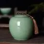 Crackle Decorative Tea Storage Box Ceramic Tea Jar 1213 cm Food Canister For Kitchen Chinese Coffee Sugar Container Bottle Tank,geyaomeiziqing