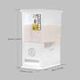 Volwco Rice Dispenser, Rice Storage Container, Rice Bin Container, Measureable Rice Cylinder, Kitchen Dry Food Rice Dispenser Plastic Container Auto Dispenser Organizer Set, 10KG Capacities of Rice