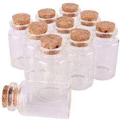 | Storage Bottles & Jars | 24pcs 305017mm 20ml Mini Glass Wishing Bottles Tiny Jars Vials With Cork Stopper wedding gift | by HUDITOOLS | 1 PCs