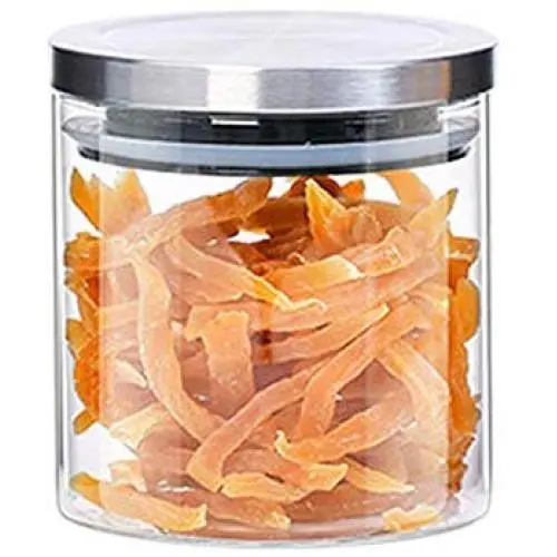 WLANGLX Airtight Speisebehälter Set mit Deckeln aus Robuster, BPA-Freier Edelstahl-Qualität zum Trockenhalten von Lebensmitteln – Ideal für Müsli, Mehl, Süßigkeiten und Snacks