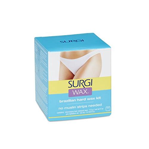 Surgi-wax Brazilian Waxing Kit For Private Parts, 4-Ounce Boxes (Pack of 3)