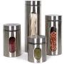 Kitchen supplies glass sealed storage tank stainless steel with lid tea cans seasoning jar food storage bottle ZP3071715,3600ML