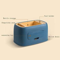 MARXIAO Kitchen Seasoning Box, Multi-Function Storage Household Kitchen Supplies Storage Box Seasoning Jar Seasoning Bottle Salt Shaker