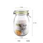 YL LY Thickened Glass Large Sealed Cans Food Cans Steel Buckle Sealing Performance Better 1800Ml2000Ml 1800Ml Round