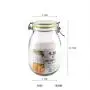 YL LY Thickened Glass Large Sealed Cans Food Cans Steel Buckle Sealing Performance Better 1800Ml2000Ml 1800Ml Round