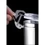 Conteneur à Café Voyage Pot à Graines de Café en Acier au Carbone en Acier Inox Pot à Épices Design Moderne avec Verre Transparent pour Service de Café, de Thé et d'Épices. Conteneur à Café Voyage Pot à Graines de Café en Acier au Carbone en Acier Inox Pot à Épices Design Moderne avec Verre Transparent pour Service de Café, de Thé et d'Épices.