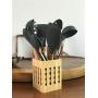 Best Quality - Bottles,Jars & Boxes - Kitchen Utensil Set Holder Shelf Storage Containers Food Storage Square Bamboo Kitchenware Tube Chopsticks Office Box Container - by VietFA - 1 PCs