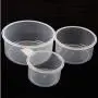 Kitchen Food Storage Jar Airtight Food Storage Circular Seal Microwave Crisper Large And Small Three Packs moisture-proof multi-purpose