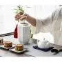 YWAWJ Container airtight Exquisite Oriental Ceramic Tea/Coffee Storage Jar Crock Canister,Kitchen Moisture-proof Sealed Cans (Color : White) YWAWJ Container airtight Exquisite Oriental Ceramic Tea/Coffee Storage Jar Crock Canister,Kitchen Moisture-proof Sealed Cans (Color : White)