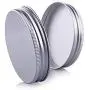 Bouteilles en PET 150ml / 5Oz avec Couvercle Aluminium Argent - Coffrets Récipients pour Crèmes, Lotions, Pommades, Bouteilles Alimentaires, Pots de Maquillage (6 Pack) Bouteilles en PET 150ml / 5Oz avec Couvercle Aluminium Argent - Coffrets Récipients pour Crèmes, Lotions, Pommades, Bouteilles Alimentaires, Pots de Maquillage (6 Pack)