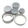 ECYC 5Pcs Empty Cosmetic Ointment Jars Refillable Aluminum Eye Cream Mask Container with Screw Cap