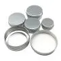 ECYC 5Pcs Empty Cosmetic Ointment Jars Refillable Aluminum Eye Cream Mask Container with Screw Cap
