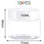 Bouteilles de rangement avec couvercles, 10 paquets de pots blancs pour thé, café et sucre, contenants de rangement pour cuisine, pots en plastique, ensembles de rangement pour cuisine, herbes, sucre ou fabrication de slime. Bouteilles de rangement avec couvercles, 10 paquets de pots blancs pour thé, café et sucre, contenants de rangement pour cuisine, pots en plastique, ensembles de rangement pour cuisine, herbes, sucre ou fabrication de slime.