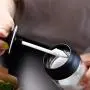 UPKOCH Gewürzflaschen, Essiggutbehälter mit Löffel, Glas Honigflasche mit Pipette, Ölfass mit Pinsel, Set von 3 Stück